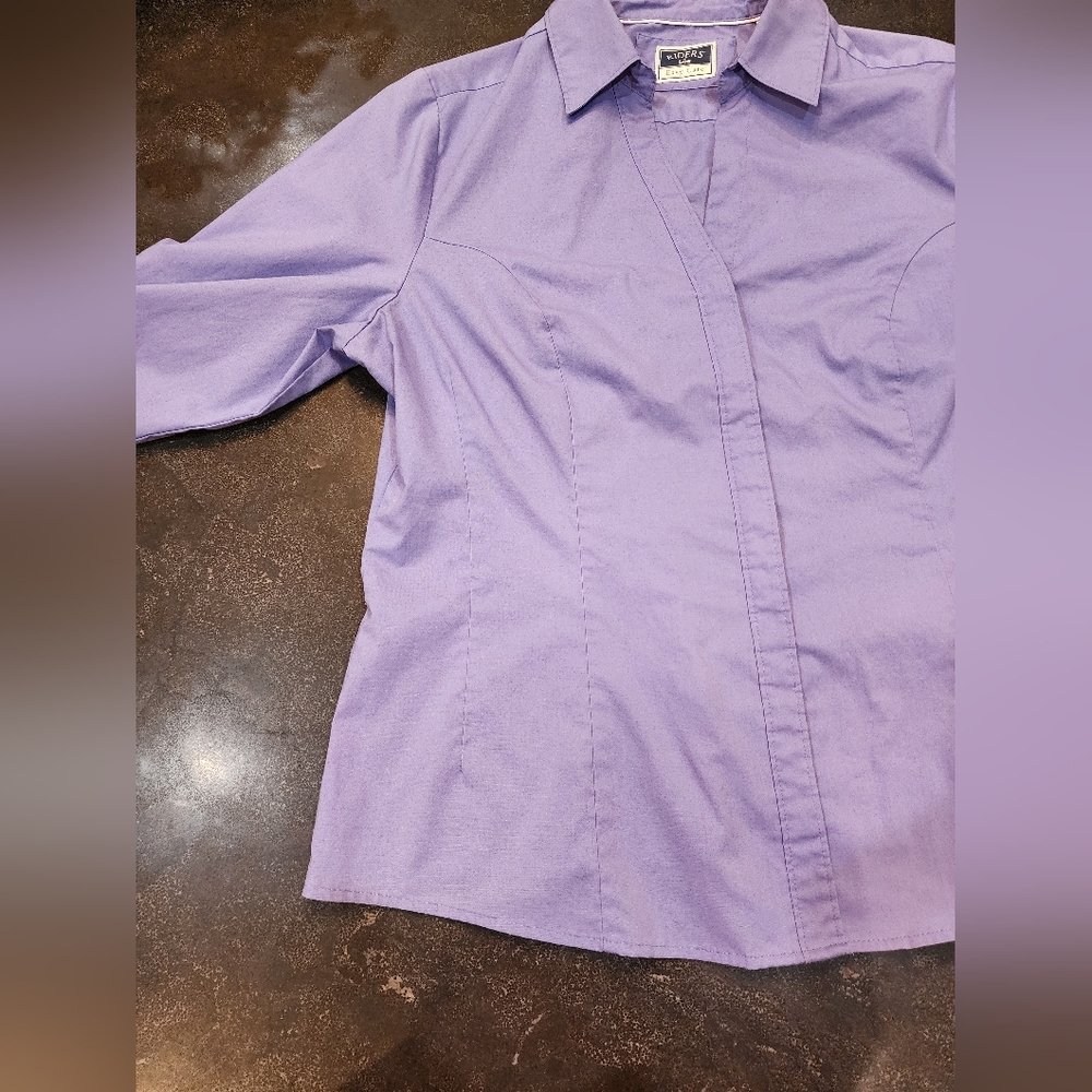 Womens Large Riders Lee Easy Care button down Shirt - Picture 3 of 9